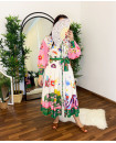 modest colourful dress